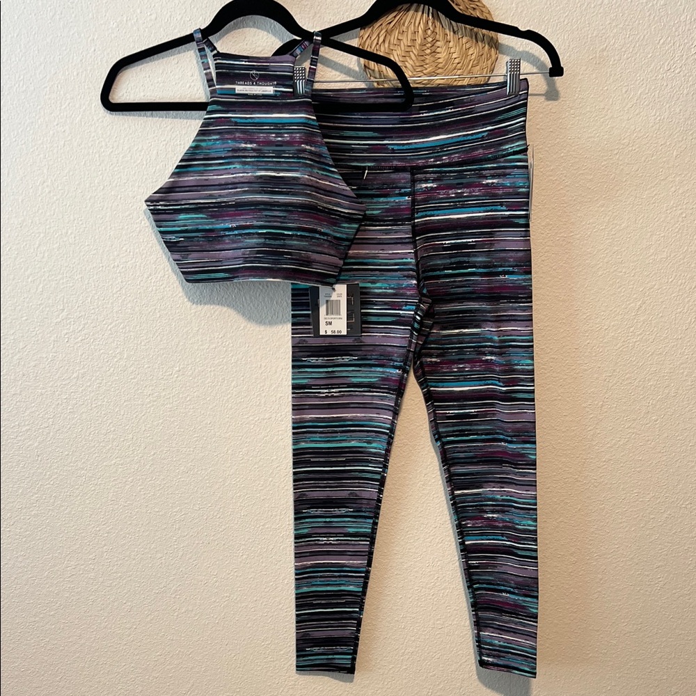 NEW Sports Bra & Leggings Matching Set - Thread 4 Thought - Size Small